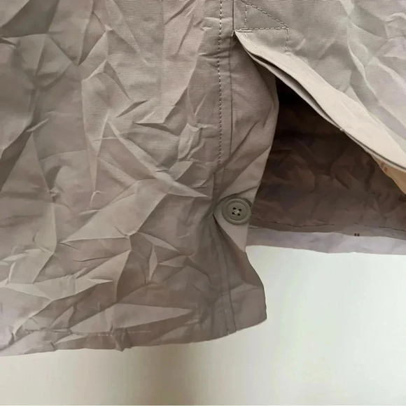 NWOT Eddie Bauer light grey down liner plaid lining jacket - Picture 11 of 11